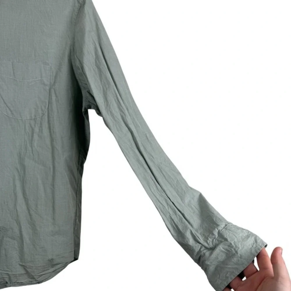 J Crew Stretch‎ Men Button Down Shirt XL Slim Organic Cotton Secret Wash Preppy
